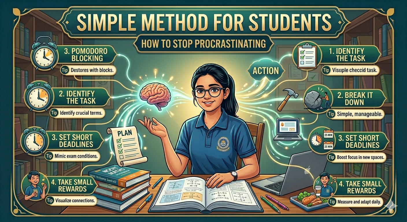 How to Stop Procrastinating: Simple Method for Students